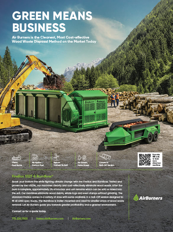 Timber Harvesting Editorial Ad