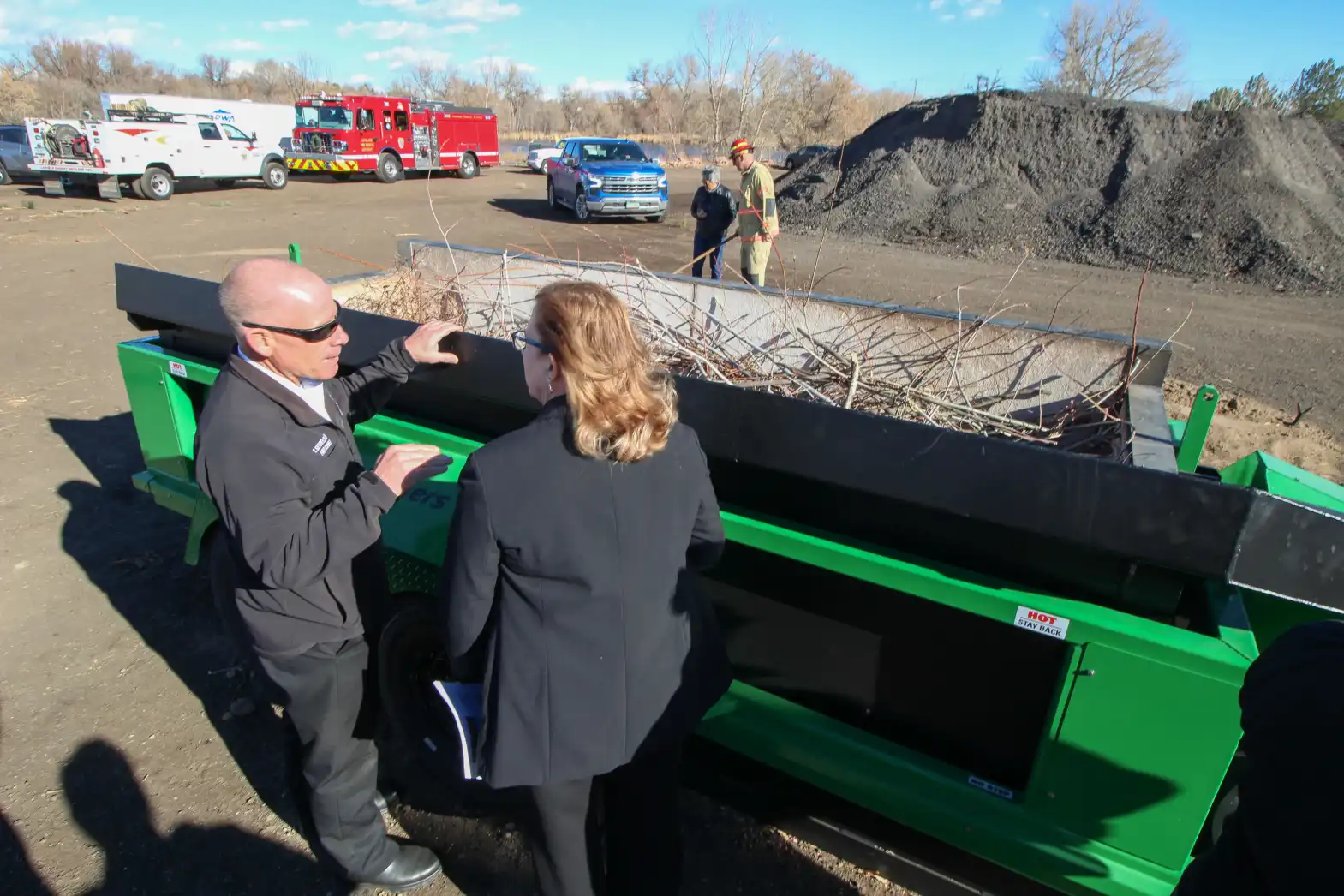 Photo Credit: Charlotte Organix LLC. FireBox Biochar Produced in 3 days Ready for Market