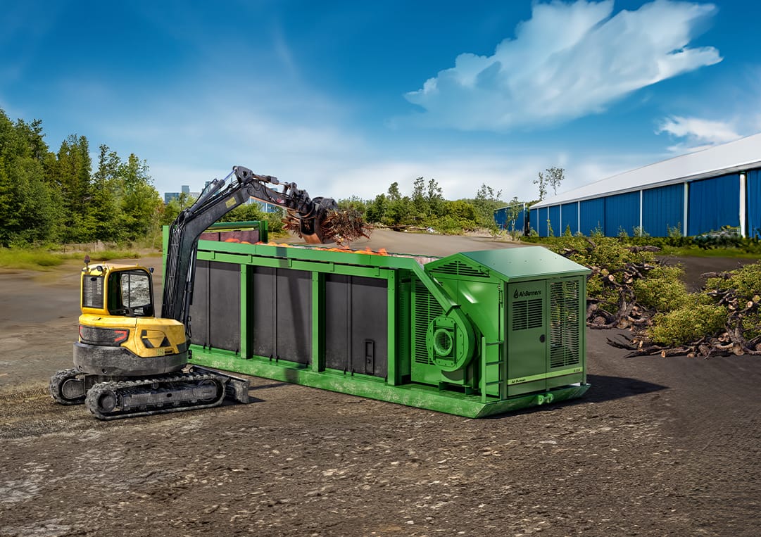 Revolutionizing OffGrid Wood Waste Management with Air Curtain Burners